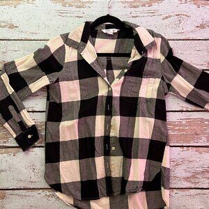 Black and White Plaid button down